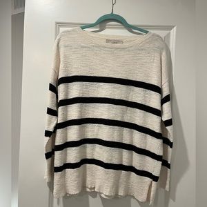 Stripped loft sweater